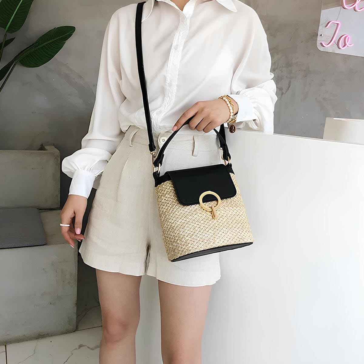 Bolsa Riviera Straw